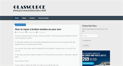 Desktop Screenshot of glassourceme.com