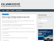 Tablet Screenshot of glassourceme.com